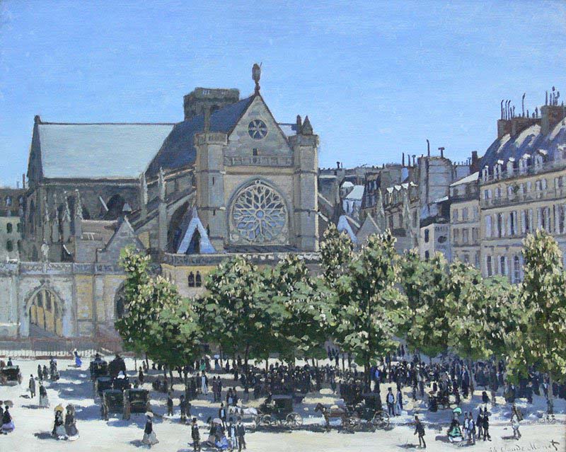 Saint-Germain l'Auxerrois Paris (Claude Monet 1867)